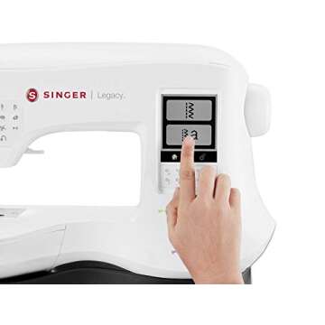 SINGER Legacy C440 Portable Computerized Sewing Machine Including 200 Built-in Stitches, 3 LED Lights, Automatic Needle Threader, Large LCD Touch Screen