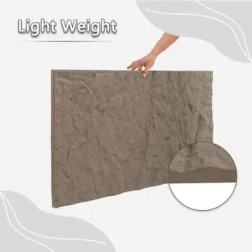 eazart 3D Wall Panels – Waterproof Faux Stone Decor