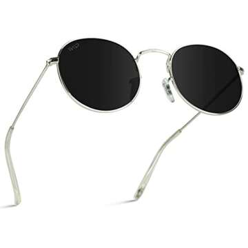 WearMe Pro Reflective Lens Round Trendy Sunglasses - Stylish Protection for All