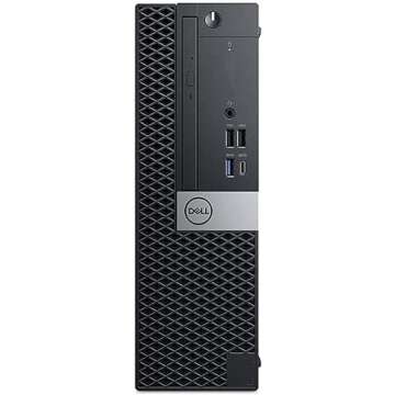 Dell OptiPlex 7050 SFF Desktop with 24" Monitor, Intel i5, 16GB RAM, 512GB SSD