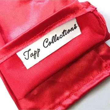 Tapp C. Classic Adult Size 22" Long Opera Length Satin Gloves - Purple