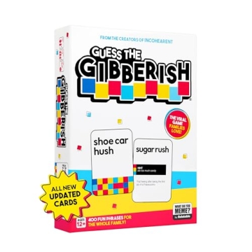 Incohearent Family Edition: Fun Gibberish Card Game for All Ages