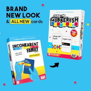 Incohearent Family Edition Fun Gibberish Card Game Ages 12+