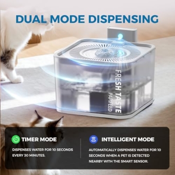 Buy PAPIFEED Silent Cat Drinking Fountain Online