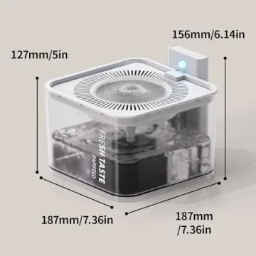 Buy PAPIFEED Silent Cat Drinking Fountain Online