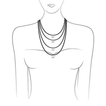 18K Gold Initial A Pendant Necklace for Everyone