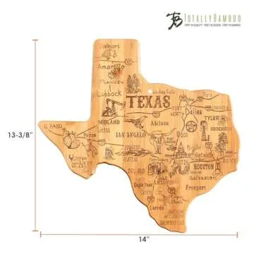 Texas Shaped Cutting Board for Gifts and Decor