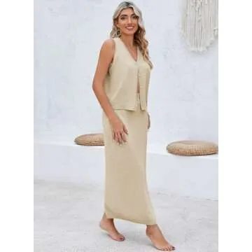 Chic Pink Queen 2 Piece Summer Skirt Set for Women