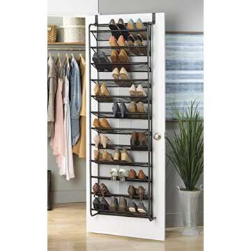 36 Pair Over-The-Door Shoe Organizer - Whitmor