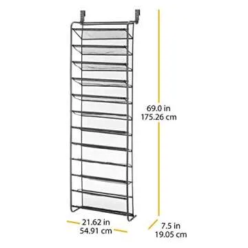 36 Pair Over-The-Door Shoe Organizer - Whitmor