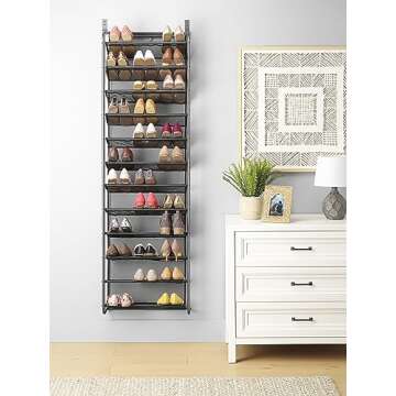 36 Pair Over-The-Door Shoe Organizer - Whitmor