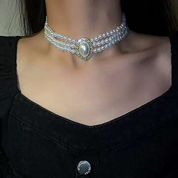 Stunning Navoky Rhinestone Choker Necklace For Women