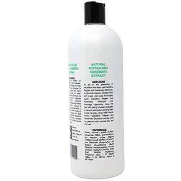 Cabellina Chile con Romero Shampoo, Cleans and Refresh, 32 FL OZ, Bottle,Green