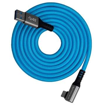 KONDOR BLUE 10' USB C to A Cable | Durable & Reliable
