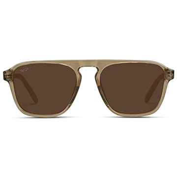 WearMe Pro Polarized Aviator Sunglasses - Trendy & Affordable