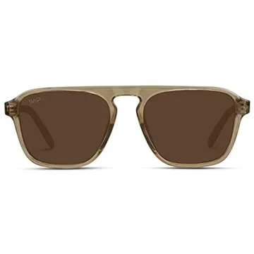 WearMe Pro Polarized Aviator Sunglasses - Trendy & Affordable