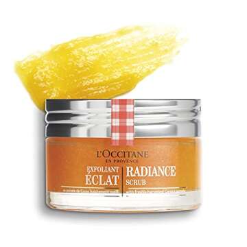 L'Occitane Radiance Exfoliating Face Scrub Enriched with Corsican Pomelo for All Skin Types 2.60 fl ...