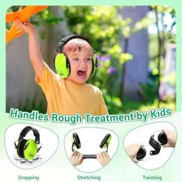 Dr.meter Adjustable Ear Muffs for Kids Adults Noise Reduction