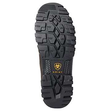 ARIAT BMVY9 Mens Treadfast 6" Waterproof Steel Toe Work Boot Dark Brown 11.5 Wide