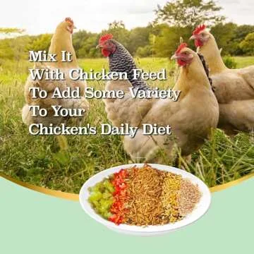 WORMSKING 5LB Dried Black Soldier Fly Larvae, More Calcium Than Dried Mealworms, High Protein Chicken Feed, BSFL, Poultry Treats