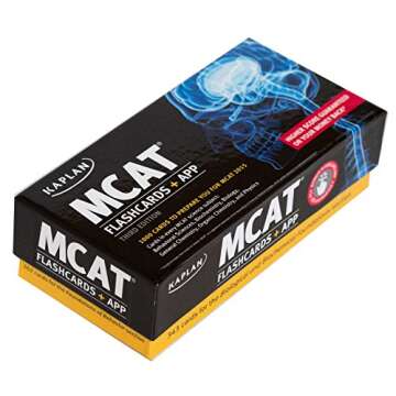 Kaplan MCAT Flashcards + App (Kaplan Test Prep)