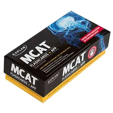Kaplan MCAT Flashcards + App (Kaplan Test Prep)