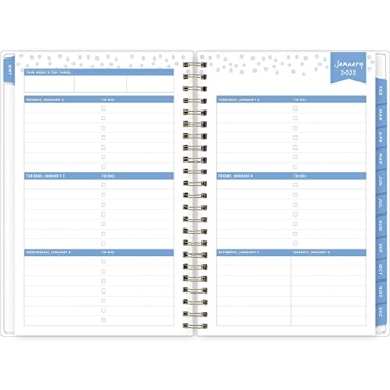 Blue Sky 2023 Day Designer Planner - Weekly and Monthly