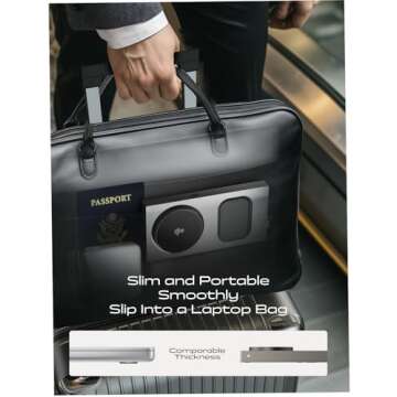 LISEN 3-in-1 Magsafe Charger for iPhone 16, 15W Fast Charge