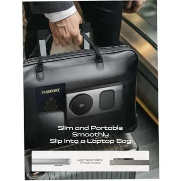 LISEN 3-in-1 Magsafe Charger for iPhone 16, 15W Fast Charge