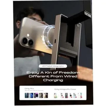 LISEN 3-in-1 Magsafe Charger for iPhone 16, 15W Fast Charge