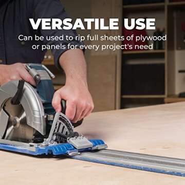 Kreg KMA2700 Accu-Cut – Circular Saw Track – Make Straight, Cross, Rip & Angled Cuts Easily