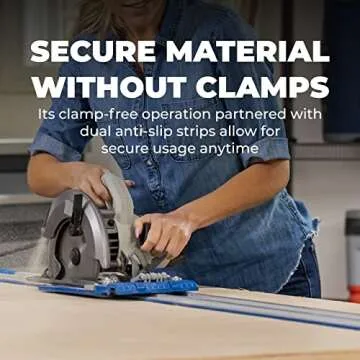 Kreg KMA2700 Accu-Cut – Circular Saw Track – Make Straight, Cross, Rip & Angled Cuts Easily