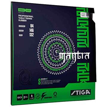 Stiga Unisex's Mantra S Airoc, Red, 2.1 mm