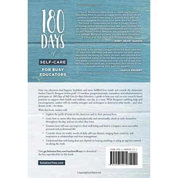 180 Days of Self-Care for Busy Educators for Teacher Wellness