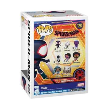 Funko POP! Vinyl: Spider-Man: Across The Spider-Verse - Miles Morales - Spider-Man - Collectable Vinyl Figure - Gift Idea - Official Merchandise - for Kids & Adults - Movies Fans