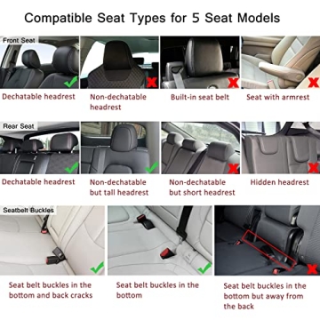 Waterproof GIANT PANDA Car Seat Covers for Most Vehicles