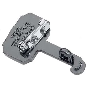 Marvel Thor Hammer Pewter Lapel Pin,Silver,1"