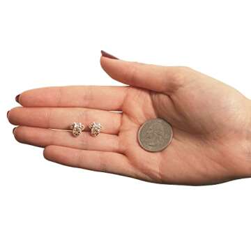 Disney Minnie Mouse June Birthstone Stud Earrings