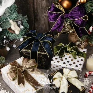 Ribbli Velvet Wired Ribbon - Luxurious for Crafting Decor