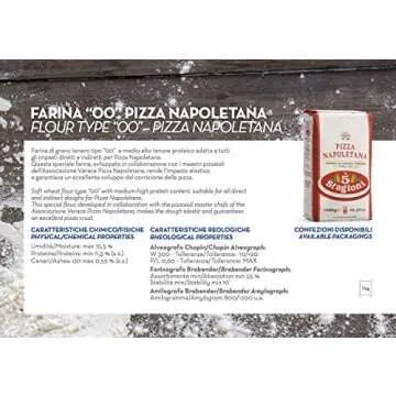Le 5 Stagioni Pizza Napoletana Italian "00" Soft Wheat Flour 2.2 Pound Package