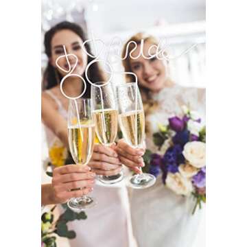 Bachelorette Party Decorations Straws White Bride Straw + Diamond Ring Straws Set 11 Pcs,Bride to Be Gift Bridal Shower Supplies