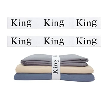 Maletnd 2 Pieces Bed Sheet Organizer Bands - Closet Organization Straps for All Sizes