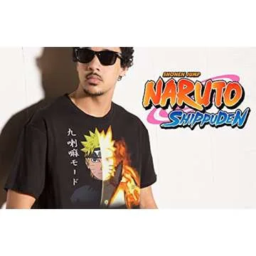 Ripple Junction Naruto T-Shirt Kurama Link Mode for Fans