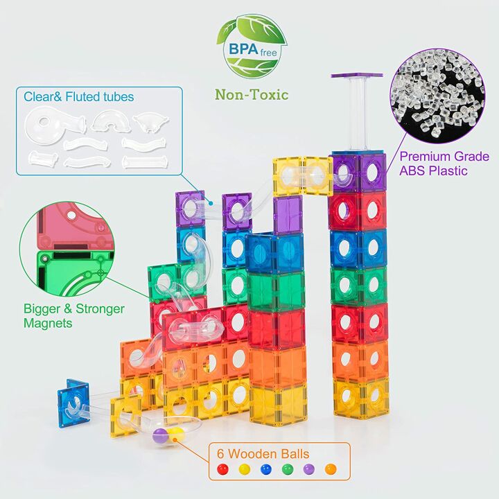 120PCS MEGAGONTILES Premium Magnetic Building Blocks