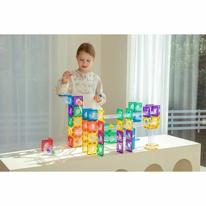 120PCS MEGAGONTILES Premium Magnetic Building Blocks