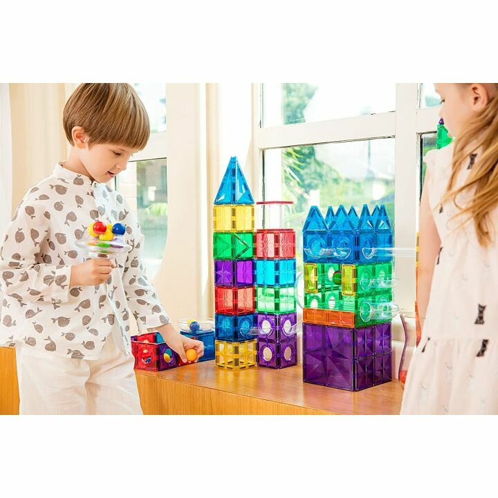 120PCS MEGAGONTILES Premium Magnetic Building Blocks