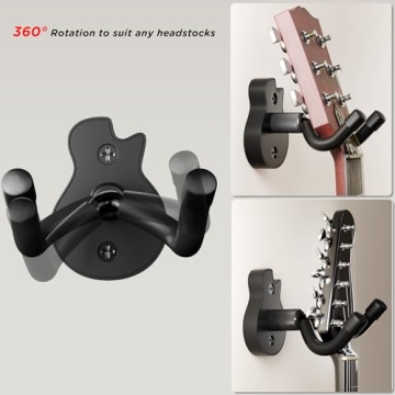 DIDA Guitar Wall Mount with Picks - Stylish & Durable Organizer