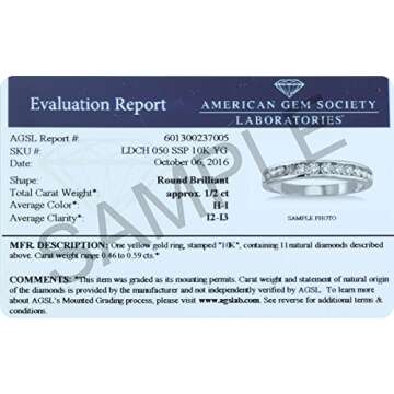 Elegance and Affordability – 1/2 Carat TW Diamond Band