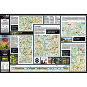 NE Backcountry Discovery Routes Waterproof Map for Adventure