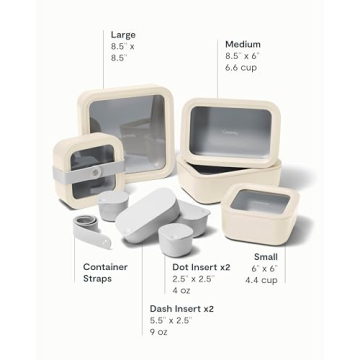 Caraway 14-Piece Glass Food Storage Set Non-Toxic Containers